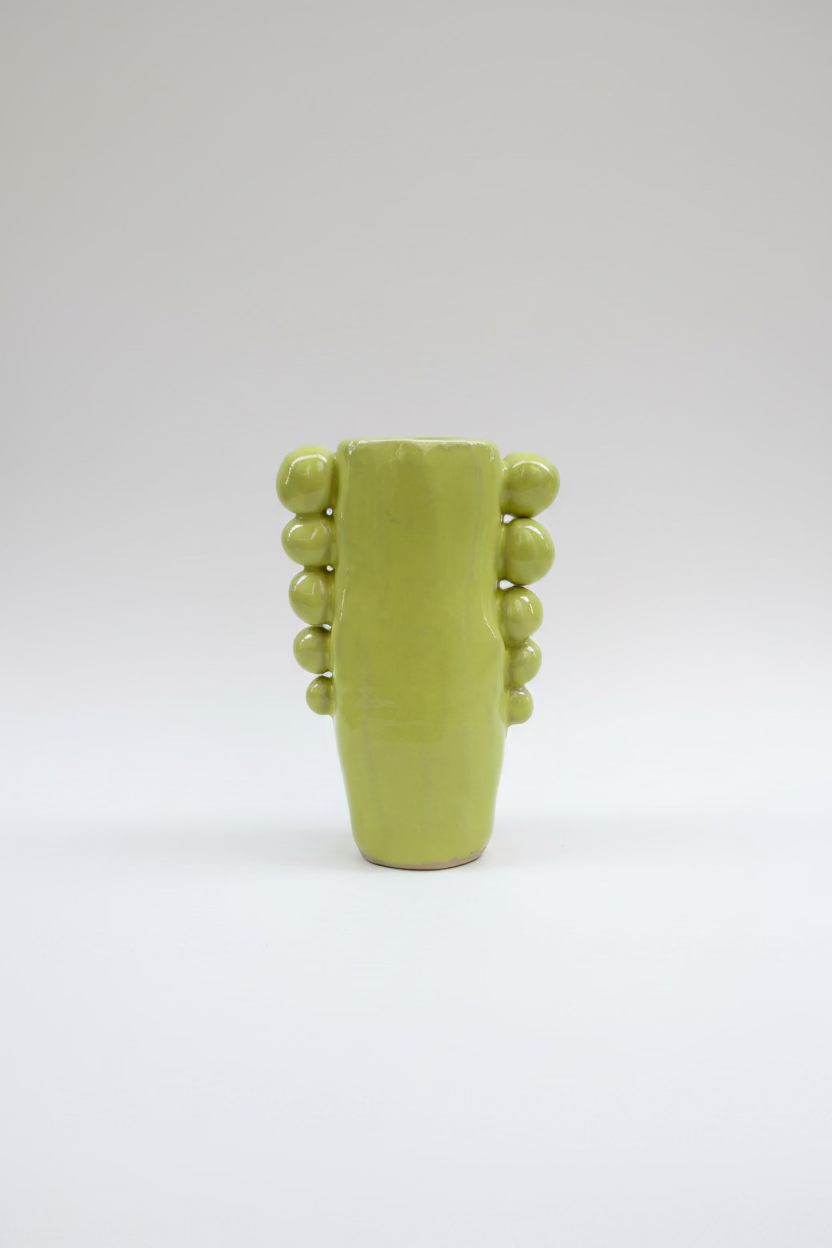 Chartreuse Bobble Vase May 2026