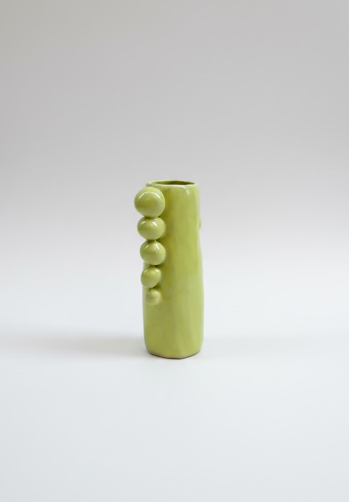 Chartreuse Bobble Vase May 2026