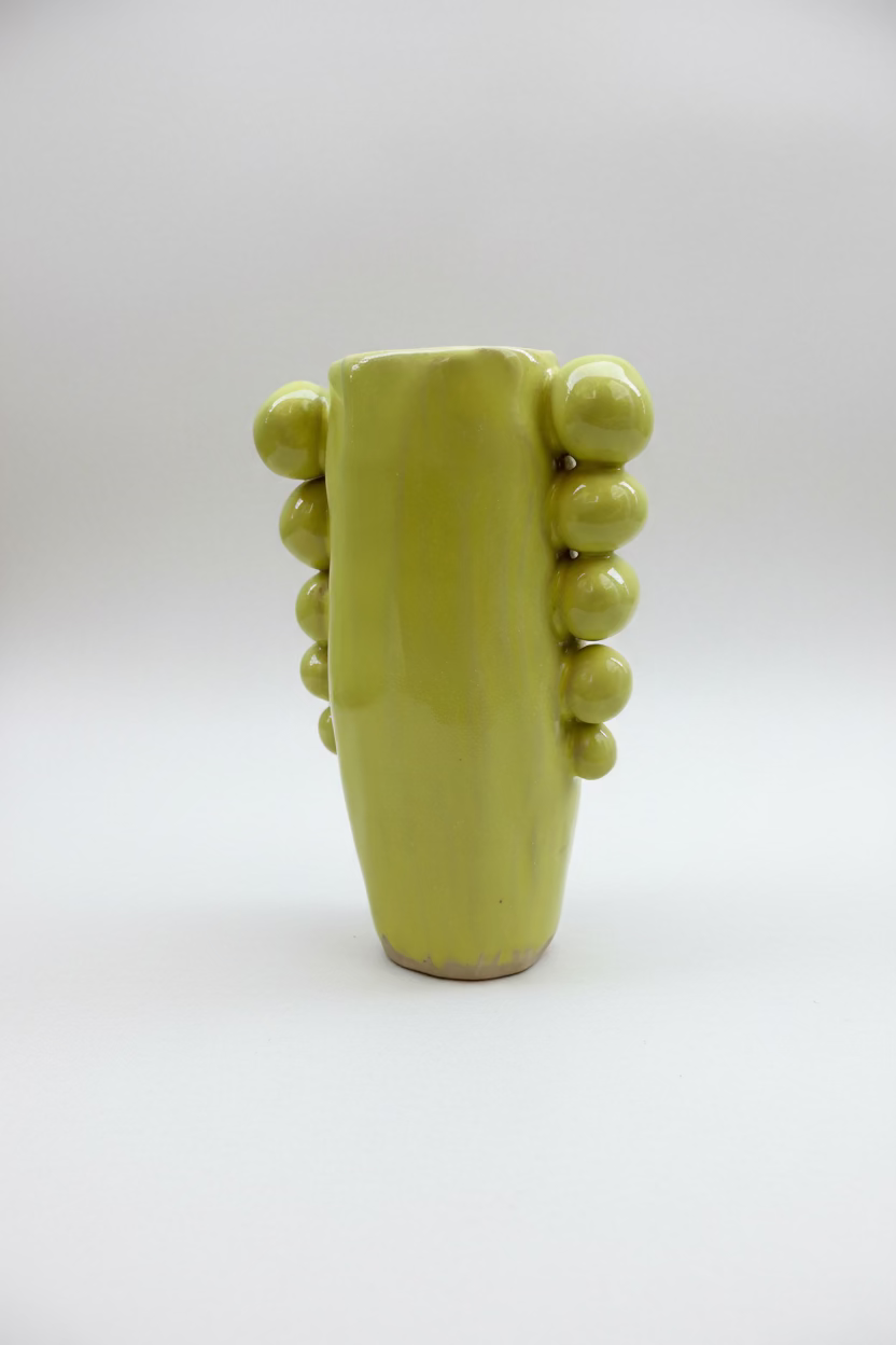 Chartreuse Bobble Vase May 2026