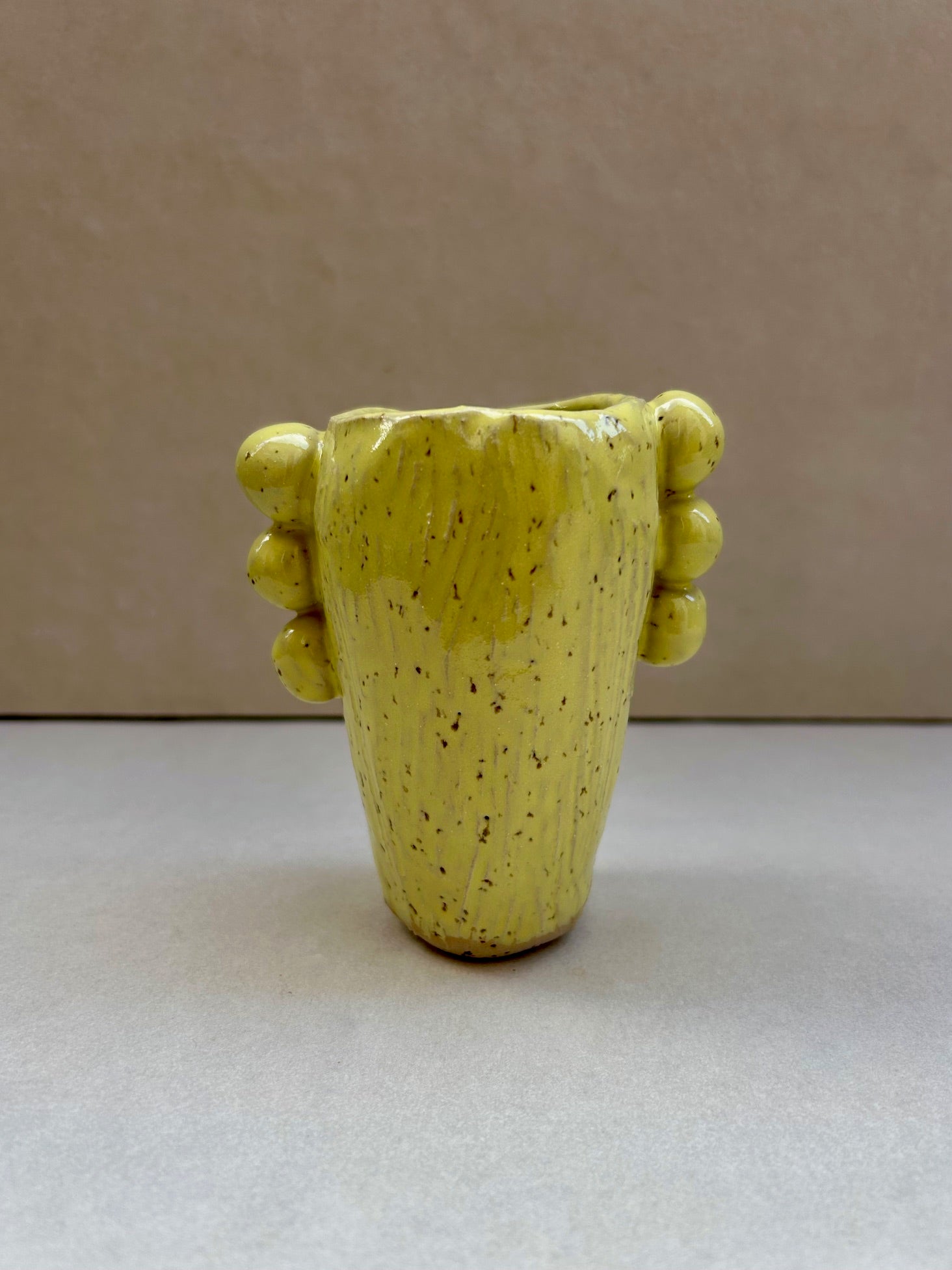 Chartreuse Bobble Vase