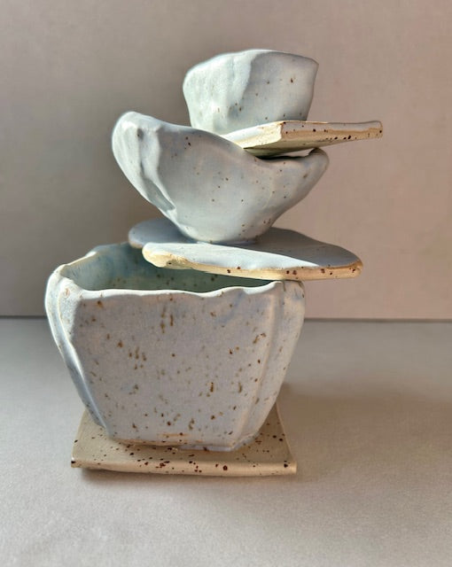 Country Blue Trinket Dishes